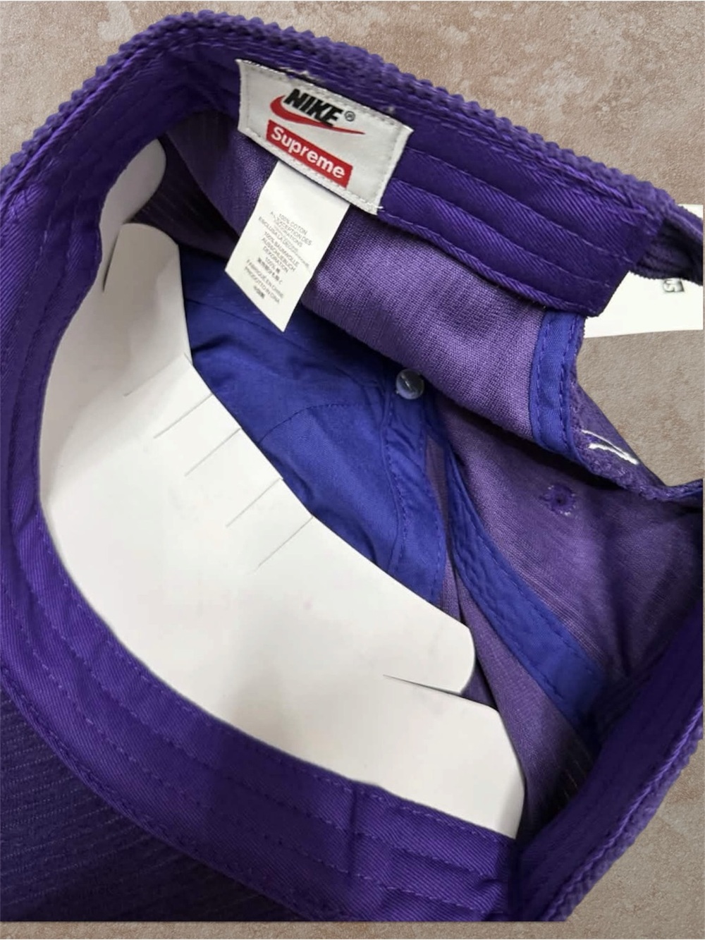 Supreme x Nike Purple hat - Picture 4 of 4